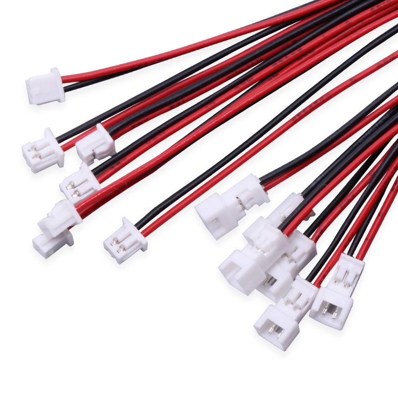 1.25端子线 PCB板线材3P双头指纹锁连接线套玻纤管智能锁线束